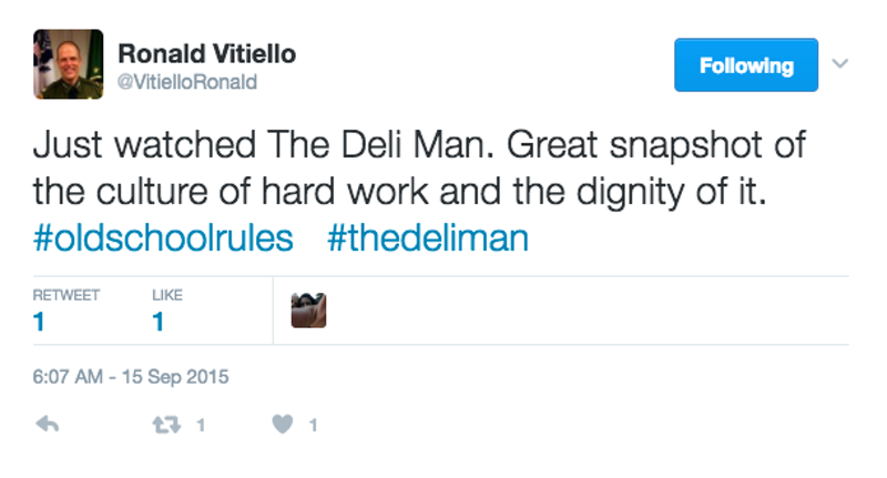 Screenshot of a tweet by Ronald Vietiello, the Trump regime’s new head of US Border Patrol (Twitter)